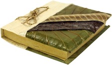 Kleines Notizbuch Bananenblatt