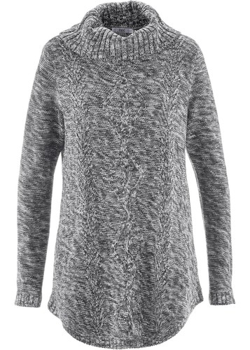 Poncho longpullover langarm - poncho-longpullover,
