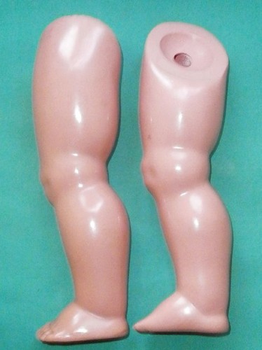 Vintage zelluloid puppenbeine - vintage,
