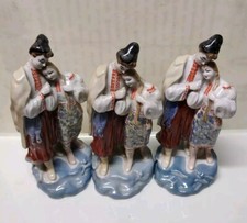 3 Porzellan Keramik Figuren Russisch Liebespaar Signiert 1950/1960