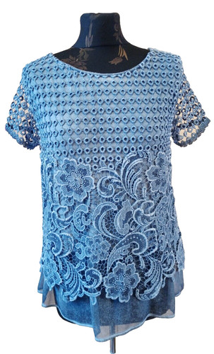 Hallhuber shirt blau - hallhuber,, shirt,