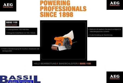 Aeg bandschleifer bbse 1100 - aeg,