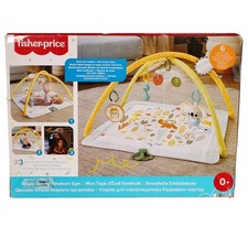 Fisher Price Simply Senses Neugeborenes Fitnessstudio Mehrzweck mobiles weiches Glockenspiel 6 sensorisches Spielzeug