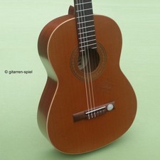 4/4 Konzert-Gitarre Höfner HZ23 Handarbeit Decke Zeder massiv Sattel 50 mm Top!