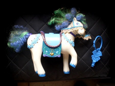 KEYPERS PONY / PFERD blau SPIELZEUG mit MUSIK inkl. Schlüssel 90er TONKA VINTAGE