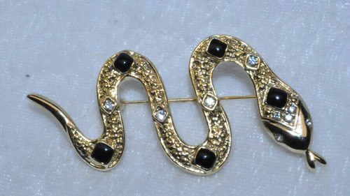 Brosche modeschmuck schlange - modeschmuck,