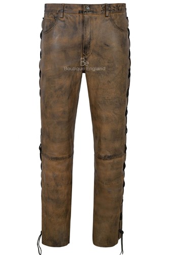 Herren biker lederhose - biker,
