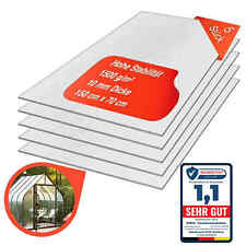 Gewächshausplatten 10mm Doppelsteg Polycarbonat Hohlkammerplatten Stegplatten 5x