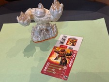 Skylanders Giants Sparkle Hot Head mit Karte und Aufkleber 