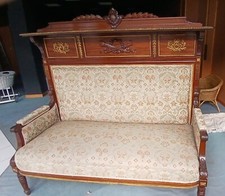 antikes Jugendstil Sofa von