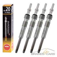 4x NGK GLÜHKERZE FÜR AUDI A3