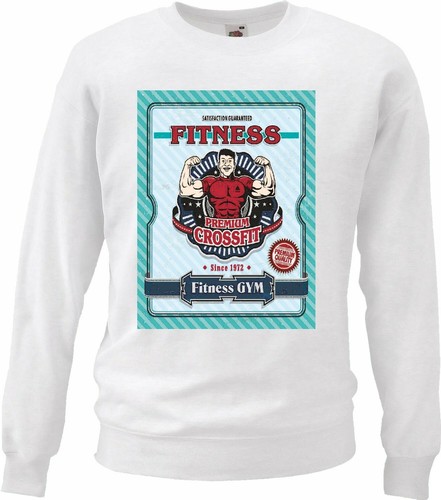 Sweatshirt gym bodybuilding - sweatshirt,