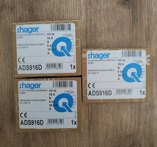 Hager schalter ads916d - fi/ls,