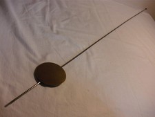 Uhrpendel alt 110 Pendel 8Tagewerk Standuhr Schwarzwald Uhr Lackschild Comtoise