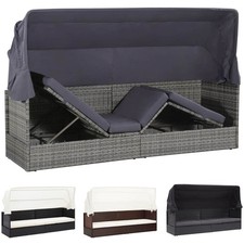 Gartenliege mit Dach