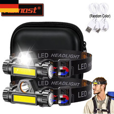 2x LED Stirnlampe Super Hell
