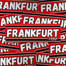 100x Frankfurt Aufkleber/