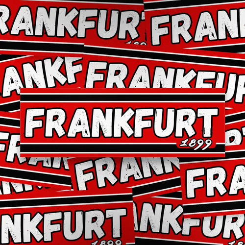100x frankfurt aufkleber - 100x,