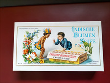 Seifenschachtel - Pappkarton - Indische Blumenseife Wolff & Sohn
