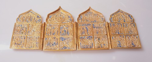 Alte große ikone - große, bronze