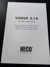 Original heco vogue 1 - vogue, 5.1