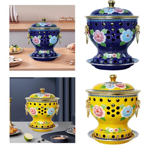 Cloisonné hot pot - cloisonné,