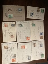 Winterhilfswerk 1938 /1939 /1940 8 Briefe : Gebäude, Schiffe KONVOLUT