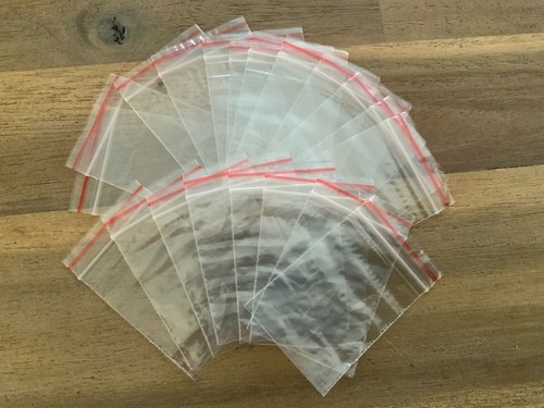 Kleine plastikbeutel 4 x - x,