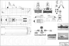 SKJOLD. Flugkörperschnellboot M 1/87 (HO). Modellbauplan