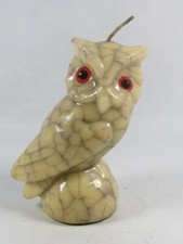 Eulenkerze Leadless Wick Italy Kerze Eule Wachs H. 9,5 cm aus Sammlung  