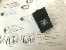 Opel Kadett  B, Schalter-Gebläse 2 stufig, Hella 11/30, NOS Teil unverbaut