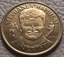 STEPHANE CHAPUISAT ANGRIFF  Borussia Dortmund BVB 09 *mehr Pfiff* Souvenir-Jeton