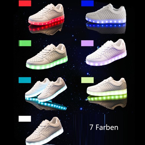 Led leuchtende schuhe bunte - led,