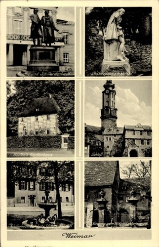Weimar thüringen - ak, in