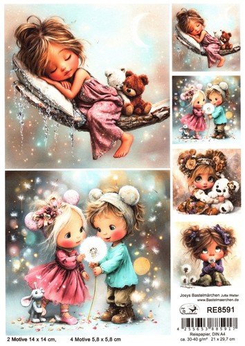 Reispapier din decoupage - din,