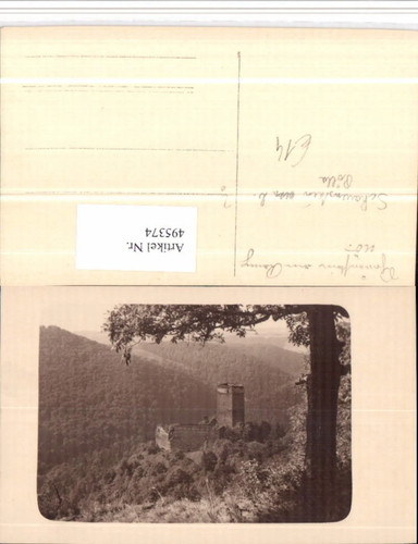 495374 foto burg ruine - ak,