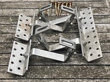 4 Solar Dachhaken verstellbar mit Schrauben für Dachpfannen