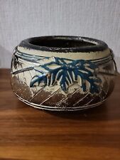 Alte  Pflanzen-topf übertopf Maße 9× 16 Cm Mit Schöne Muster Mit Metall Dekor 