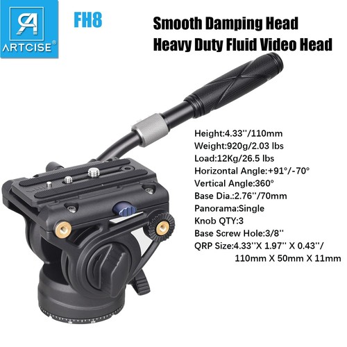 Heavy duty tripod fluid video - heavy,