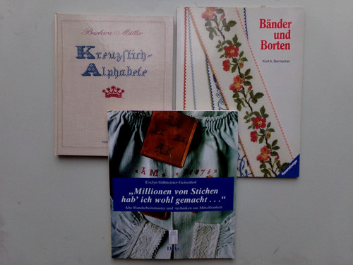 Bücher sticken kreuzstich - sticken,