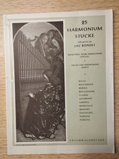 25 Harmonium Stücke J. Bonset Schott No 2390 Album 