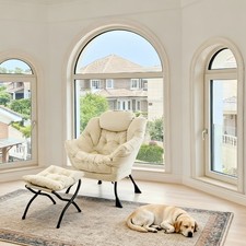 Aiorber Sessel mit Hocker