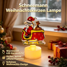 Schneemann weihnachtskerzen - schneemann,