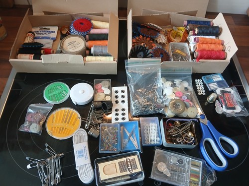 Sammlung nähgarn nähnadeln - sammlung,