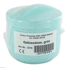 2x GEBISSDOSE mit Einsatz u.Deckel grün 1 ST