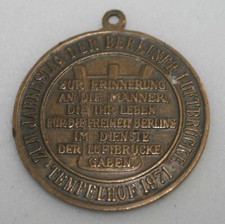Erinnerungsmedaille Berliner Luftbrücke Tempelhof 1971