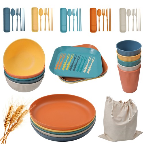 58x camping geschirr set - geschirr,