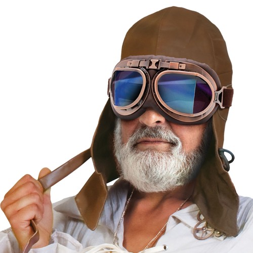 Aviator set retro vintage - set,