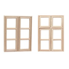 1/12 Puppenhaus Fenster Mini