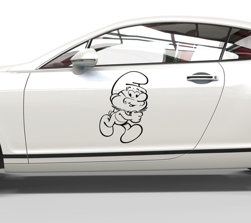 Autoaufkleber die schlümpfe - autoaufkleber,